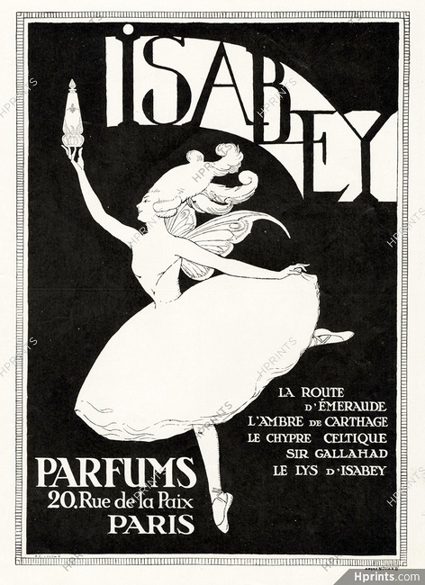 Isabey (Perfumes) 1924 André Nivard, Ballerina