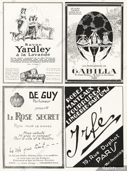 Gabilla, De Guy (Perfumes), Irfé 1925