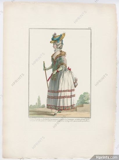 Galerie des Modes et Costumes Français 1912, Pierre-Thomas Le Clerc, Emile Lévy Editor "Femme de qualité en Deshabillé"