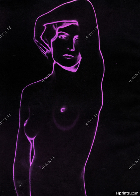 Photo Man Ray 1940 " Beauty in ultra violet"