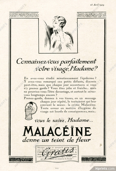 Malaceïne 1929