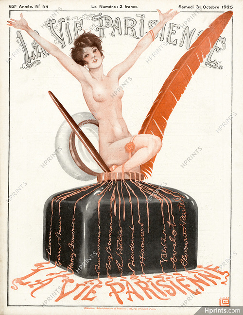 Georges Léonnec 1925 La Vie Parisienne Cover
