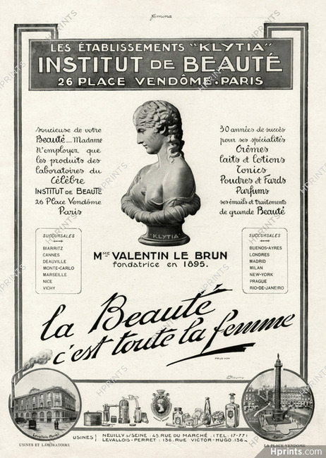 Klytia 1926 Buste de Mme Valentin Lebrun, Fondatrice