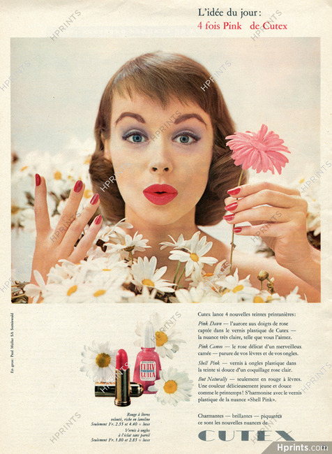 Cutex 1957 Lipstick, Nail Polish