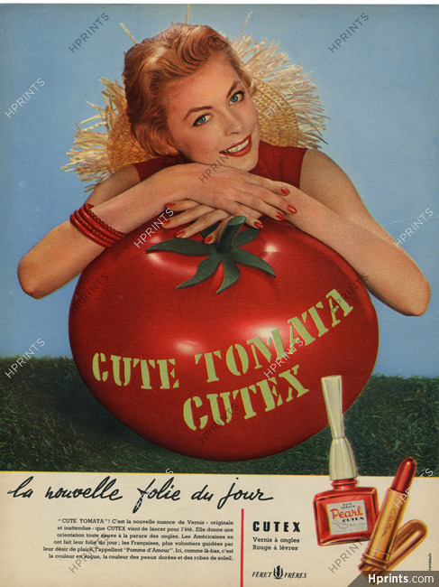 Cutex 1954 Nail Polish, Lipstick