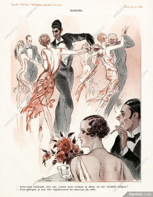 Armand Vallée 1929 Dancing, Tango