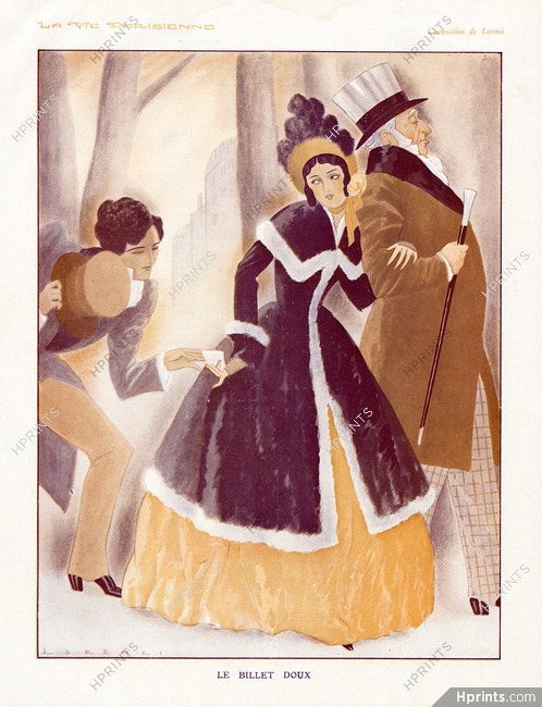 Lorenzi 1929 Le Billet Doux, Lovers