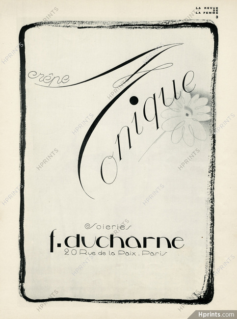 Ducharne (Fabric) 1930 Crêpe Monique