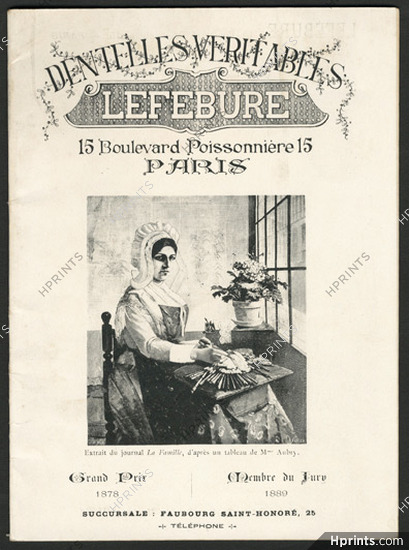 Lefébure (Catalog Embroidery, Lace) 1889