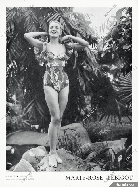 Marie-Rose Lebigot 1950 Swimwear
