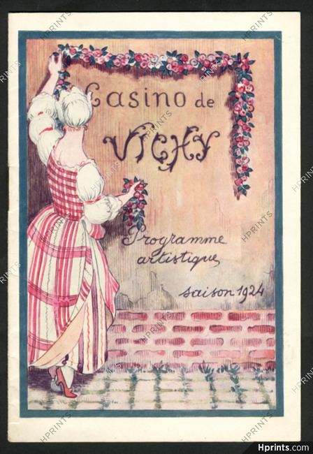 Casino de Vichy 1924 Programme artistique, 6 pages