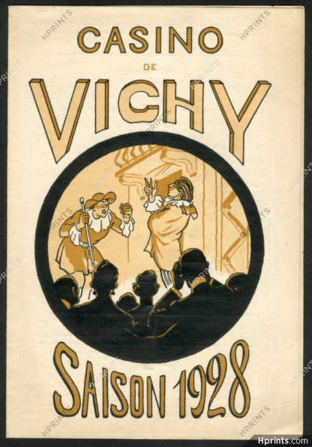 Casino de Vichy 1928 "Paillasse", Leaflet