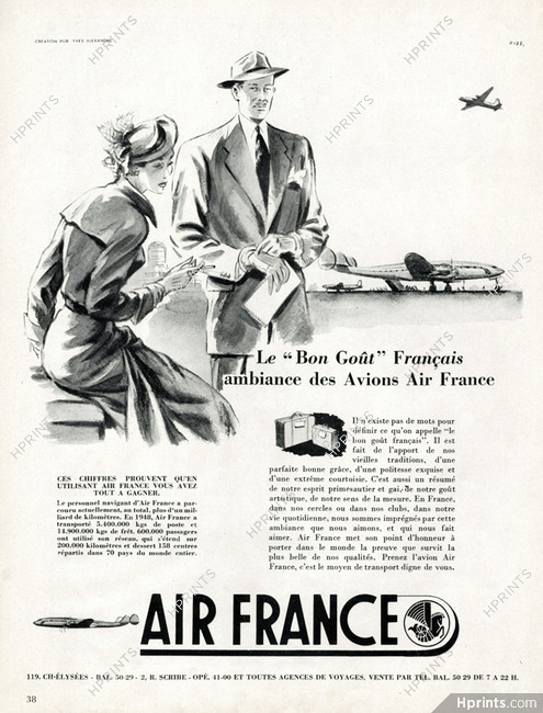 Air France 1949 Yves Alexandre