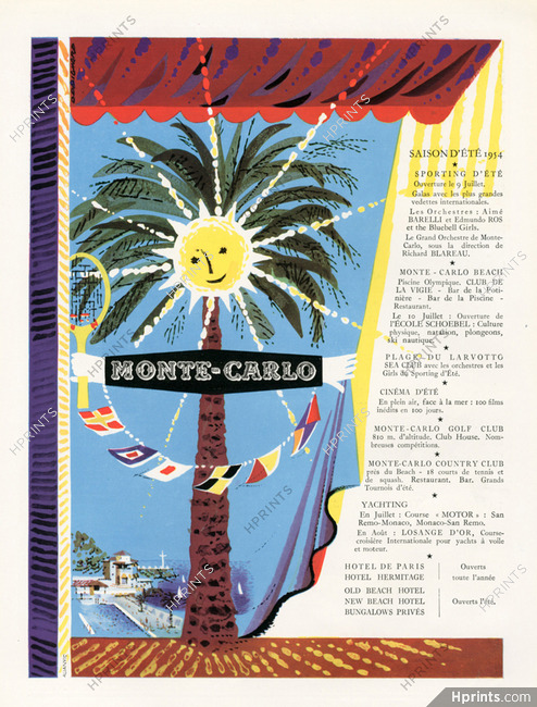 Monte Carlo 1954 Summer Season