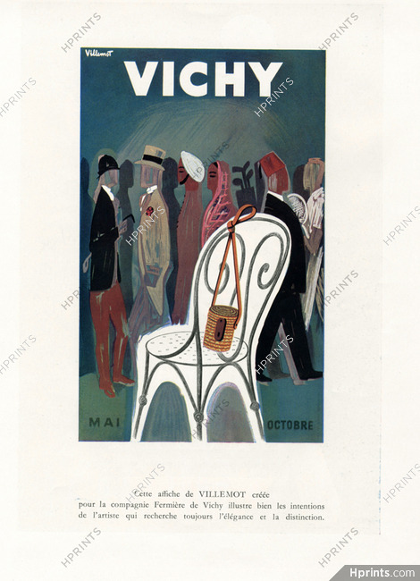 Vichy 1954 Bernard Villemot
