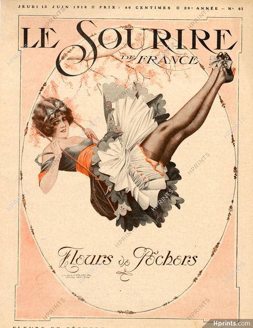 Maurice Pépin 1918 Fleur de Pêchers, Swing, Sexy Girl