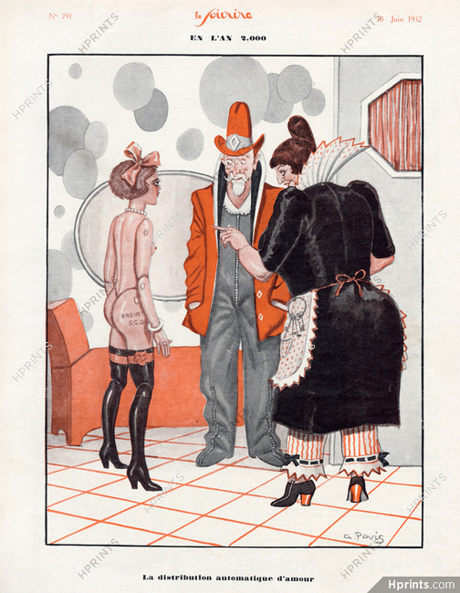 Georges Pavis 1932 "La distribution automatique d'amour en l'an 2000", Doll
