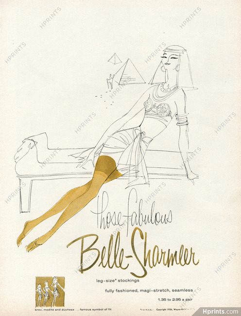 Belle-Sharmeer 1956 Egypt, Stockings