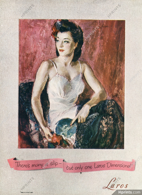 Laros (Lingerie) 1947 John La Gatta, Nightgown