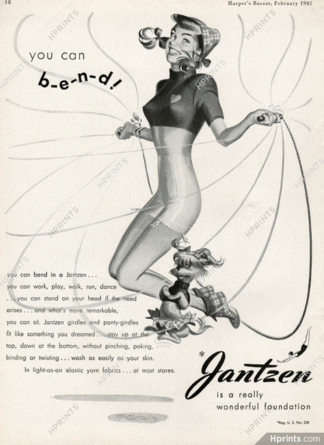 Jantzen 1947 Panty-Girdle, Dog, Pete Harvey
