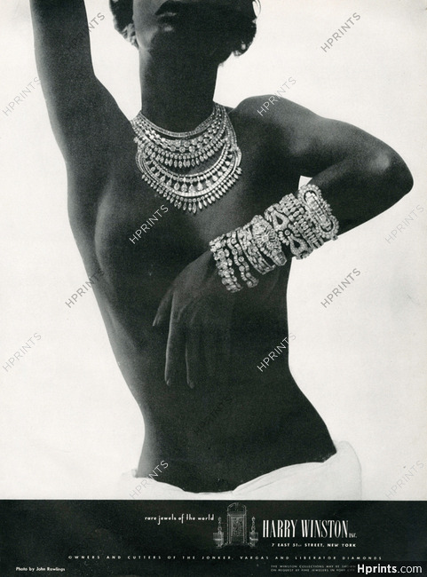 Harry Winston 1948 Necklaces, Bracelets, Photo John Rawlings