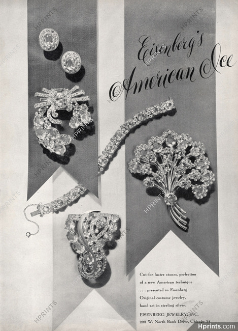 Eisenberg (Jewels) 1945 Jewelry Sterling Silver