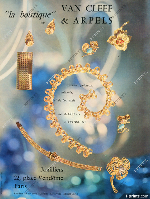 Van Cleef & Arpels 1959 Lighter, Watch, Clips, Necklace