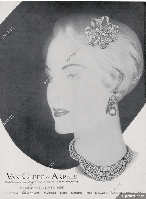 Van Cleef & Arpels 1950 Necklace, Earrings, Clip
