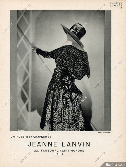 Jeanne Lanvin 1928 Photo Egidio Scaioni, Summer Dress