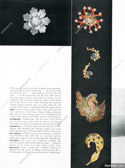 Cartier & Jean Schlumberger 1947 Photo Ernst Beadle