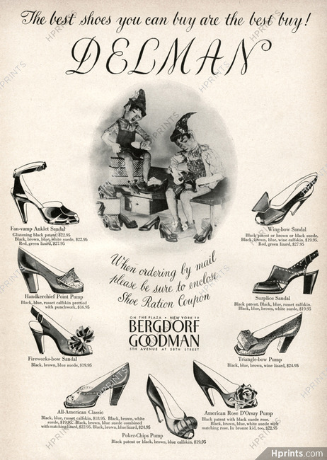 Delman (Shoes) 1942