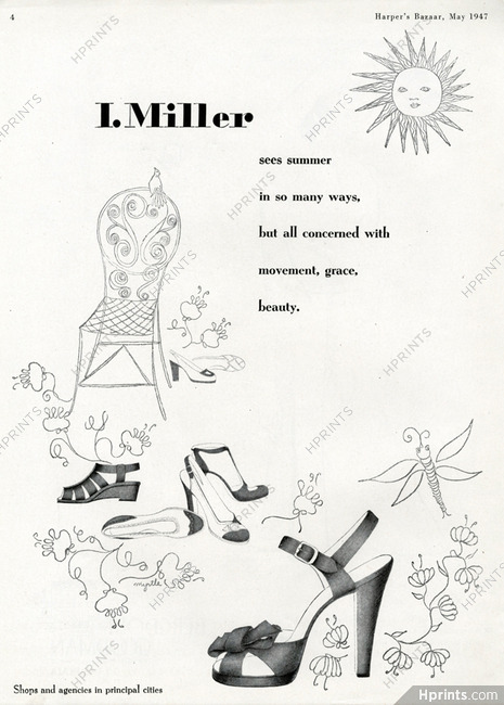 I. Miller (Shoes) 1947