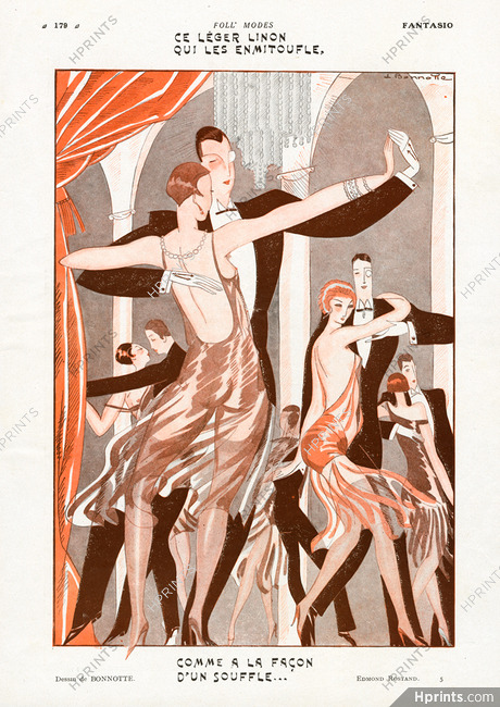 Bonnotte 1925 Dance Hall Foll' Modes