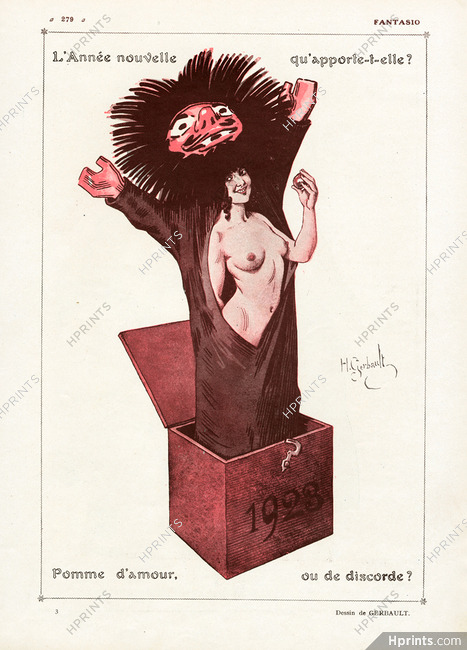 Henry Gerbault 1923 Année Nouvelle, Nude