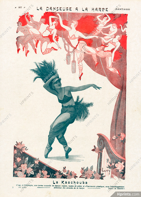 Harry 1924 La Kaschouba Dance, Russian Dancer