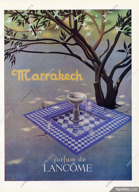 Lancôme 1949 Marrakech perfume, Edmond-Maurice Pérot