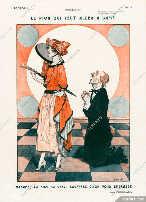 Chéri Hérouard 1923 Le Pion Qui Veut Aller à Dame