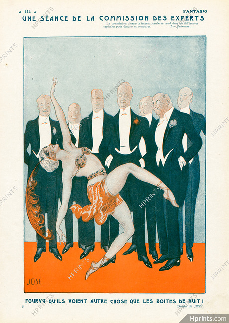 José 1924 La Commission Des Experts, Erotic Dance