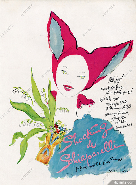 Schiaparelli (Perfumes) 1951 Shocking, Marcel Vertès