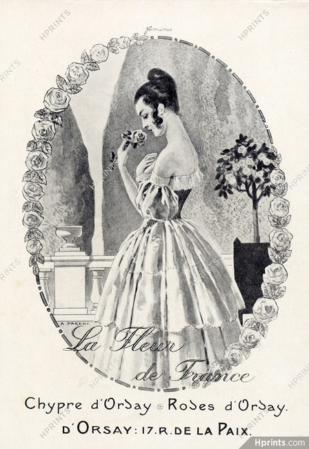 D'Orsay (Perfumes) 1919 La Fleur De France, A. Parent