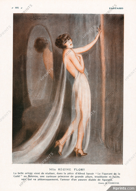 Gaston Cirmeuse 1926 Mlle Régine Flory