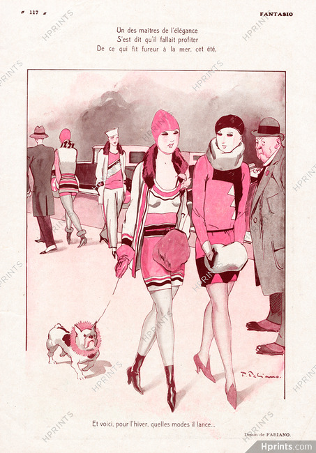Fabiano 1928 Summer Dresses Fashion Winter French Bulldog