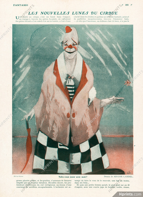 Abadie Landel 1929 Les Nouvelles Lunes Du Cirque