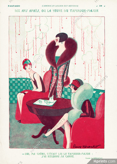 Pierre Hérault 1927 Elegants, La Veuve du Tambour-Major