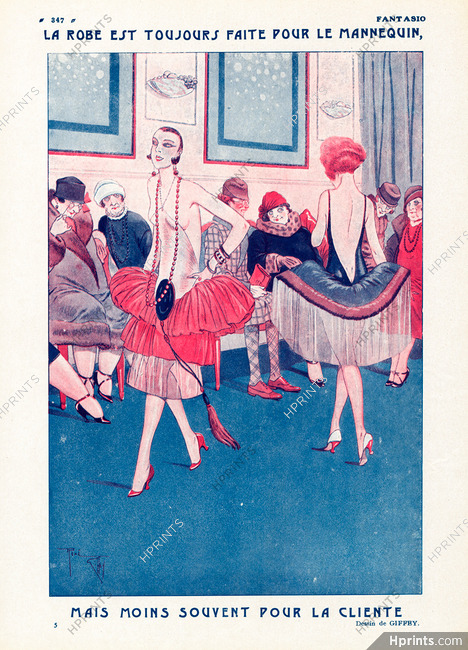 René Giffey 1926 fashion show