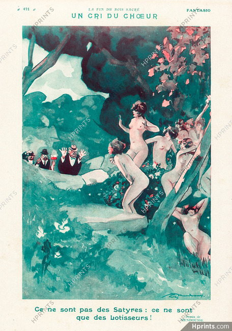 Mendousse 1927 Nymphs and Satyrs