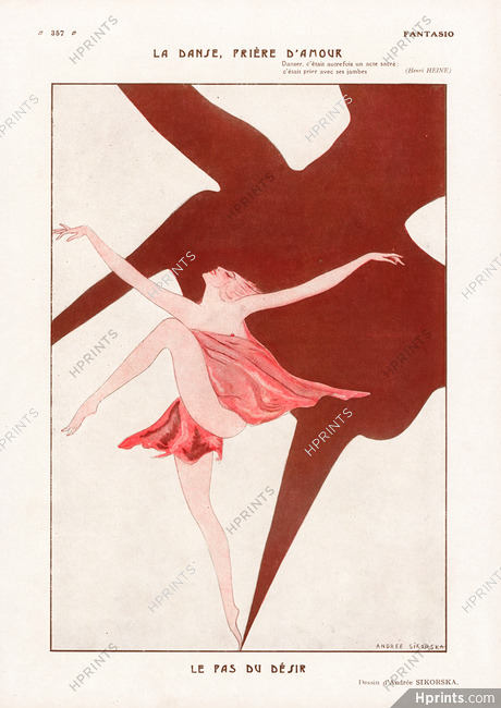 Andrée Sikorska 1928 The Dance, Prayer of Love