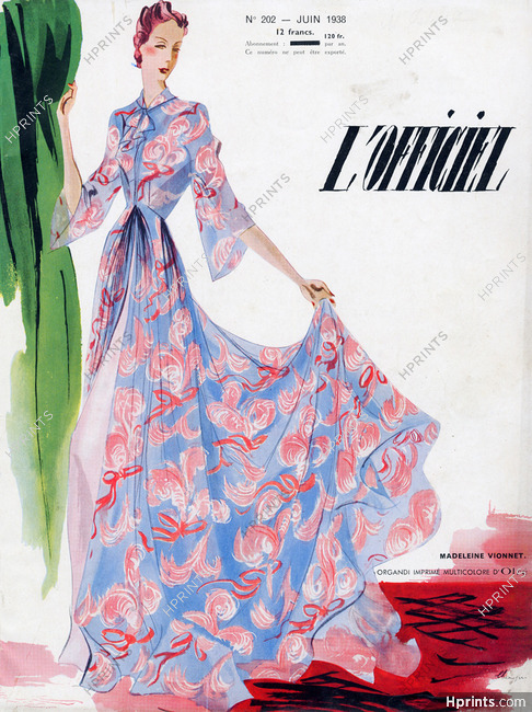 Léon Bénigni 1938 Madeleine Vionnet, Evening Gown, Olré