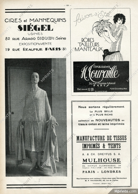 Siégel (Mannequins) 1927 Wax mannequin