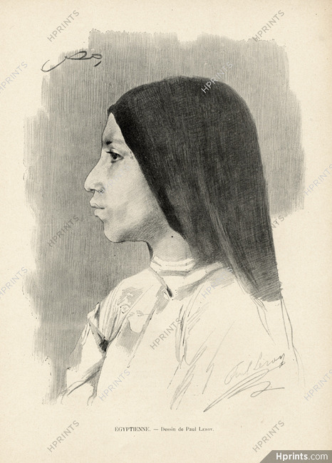 Paul Leroy 1898 "Egyptienne", Portrait